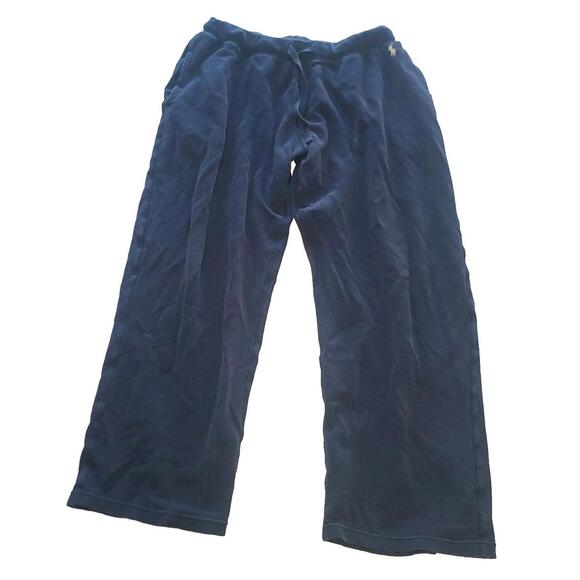 Polo Ralph Lauren Sweatpants Blue Mens Large White Pony Vintage - Picture 1 of 10